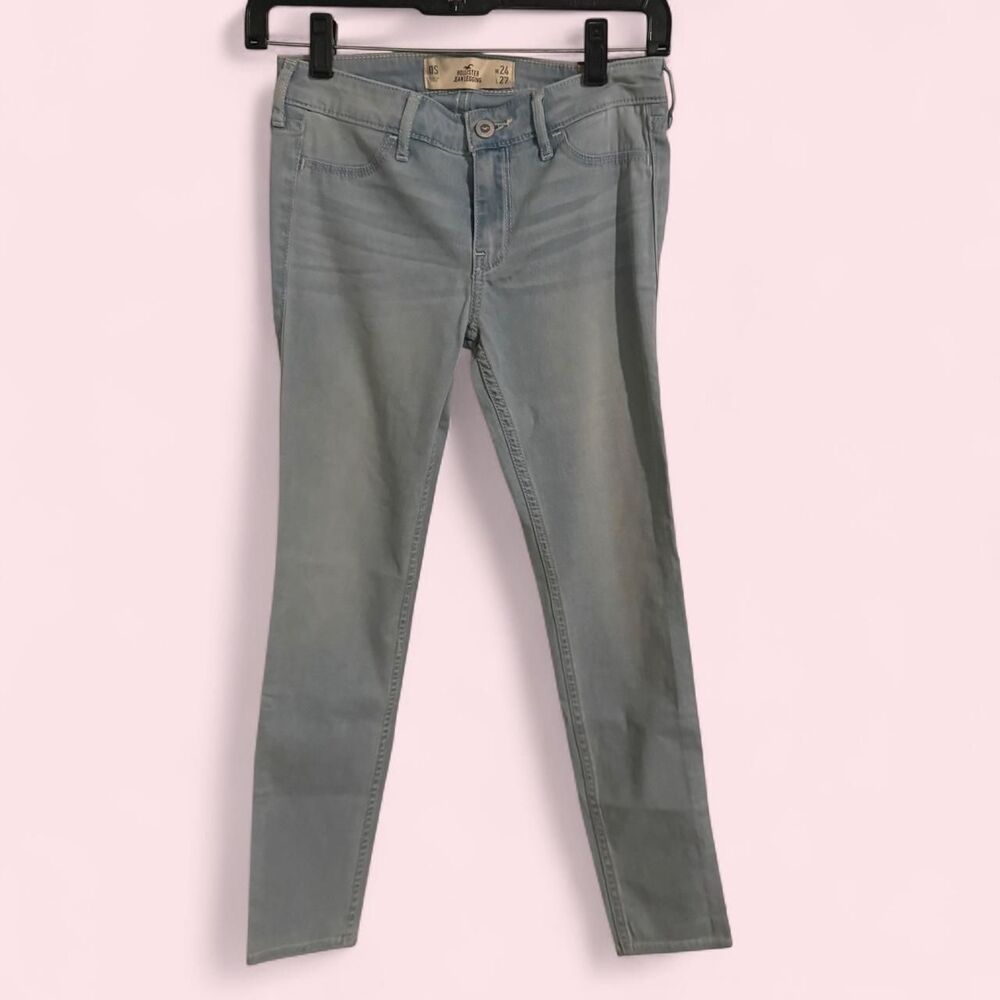 Hollister Jean Legging Womens 0S W24 L27 Light Blue NWT Import